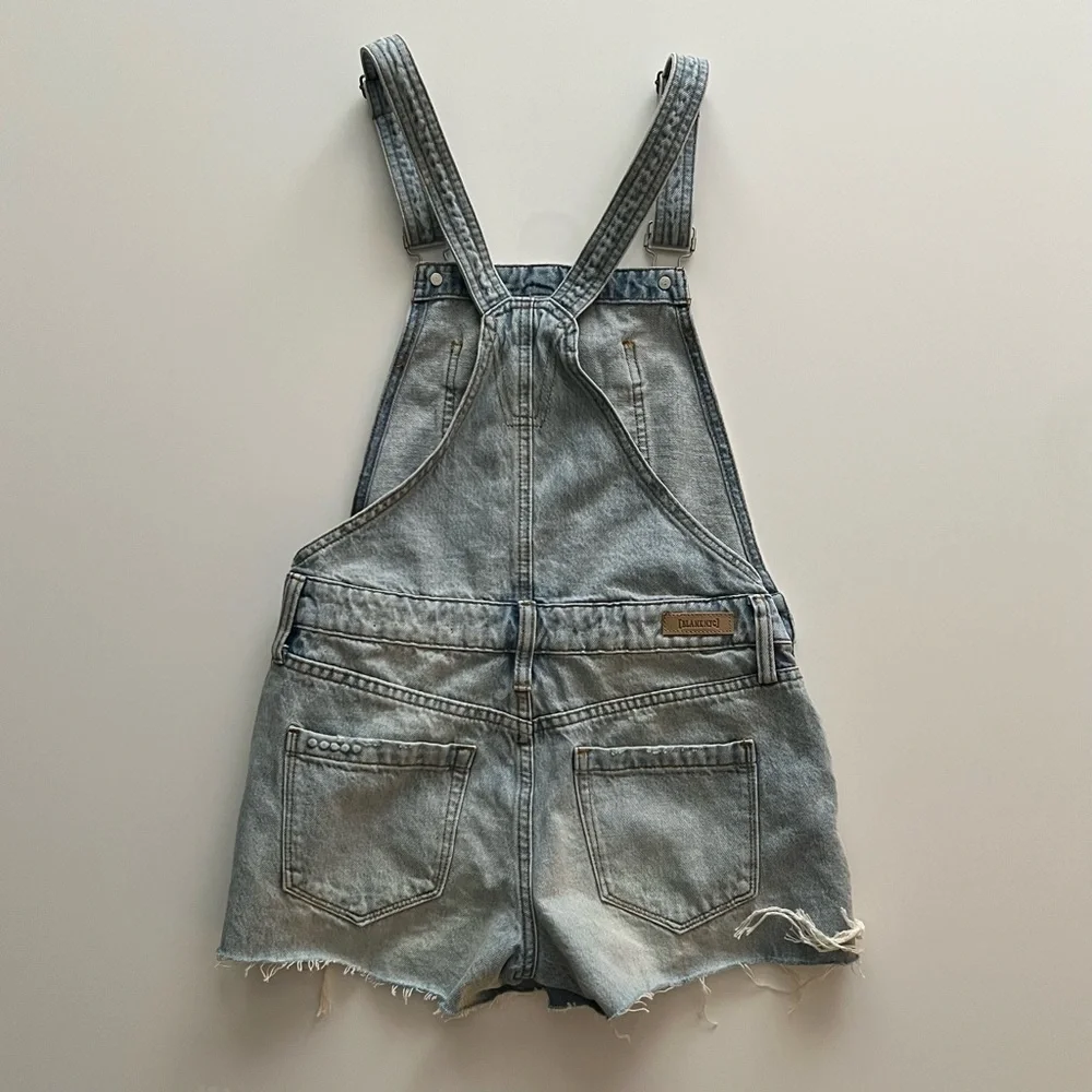 BLANKNYC cut-off shortalls, blue, 24 - Picture 2 of 10